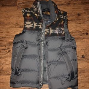 TNF x Pendleton Nuptse Vest, Men’s XS/Women’s S